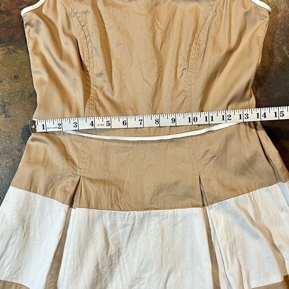 Nine West Sleeveless Tank Color Block Dress 4 - Picture 3 of 10